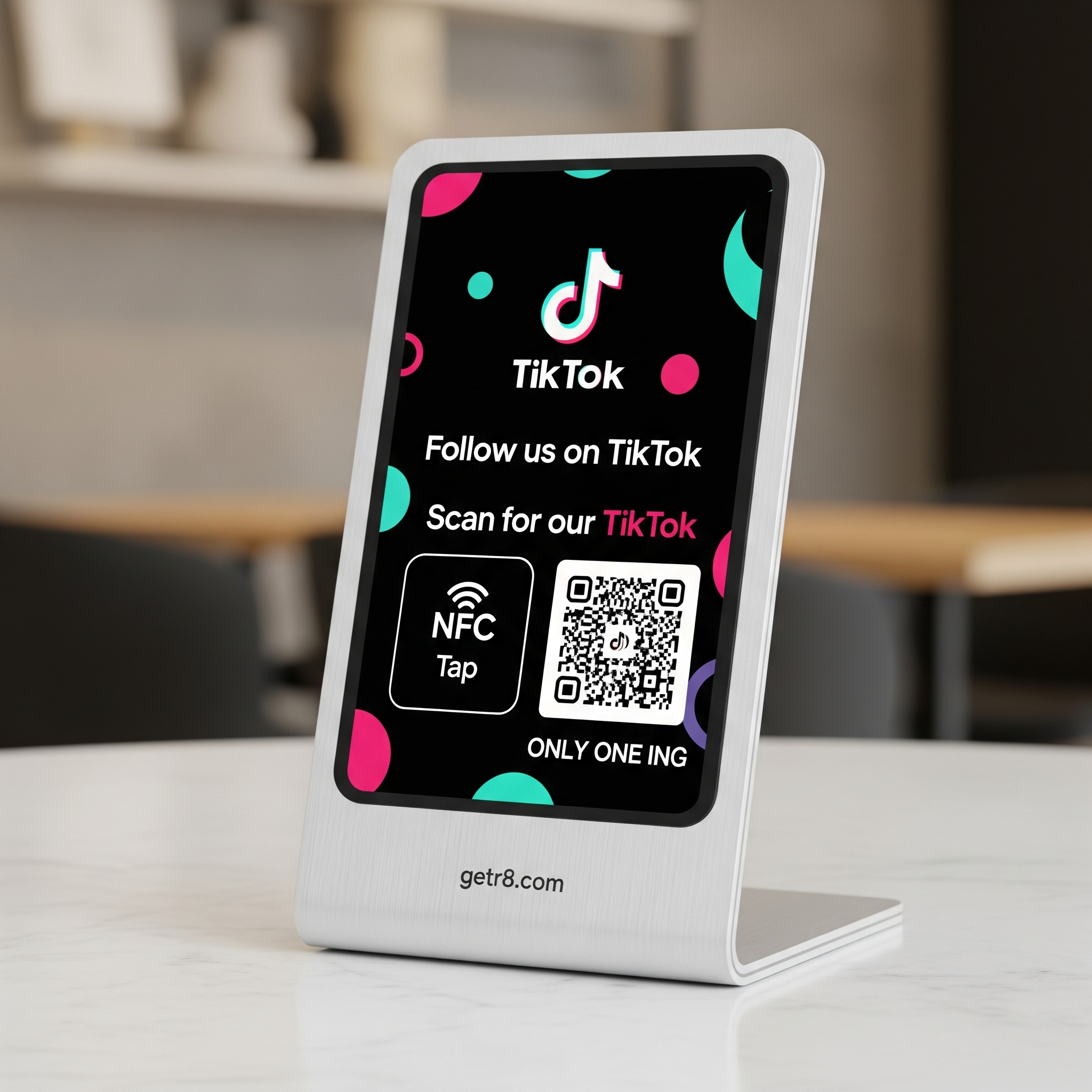 GetR8 Stand for TikTok Profile Sharing